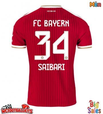Bayern Munich Ismael Saibari #34 Replica Home Stadium Shirt 2026-27 Short Sleeve